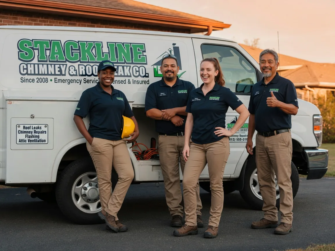 Chimney flashing repair company in Marble City, OK